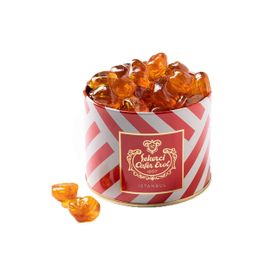 Şekerci Cafer Erol 150 gr Kristal Kapak Teneke Kutu Portakal Aromalı Akide Şekeri