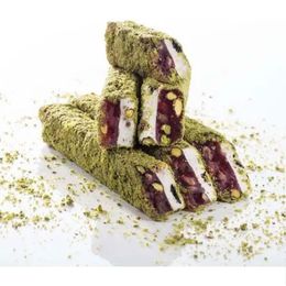 Şekerci Cafer Erol 500 gr Toz Fıstık Kaplı Üzümlü Fıstıklı Narlı Sultan Paşa Fitil Lokum