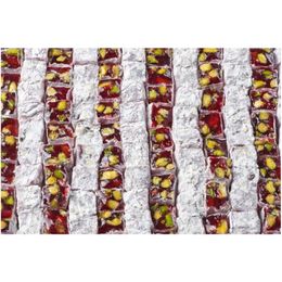 Şekerci Caferzade 500 gr Çifte Kavrulmuş Duble Narlı Fıstıklı Lokum