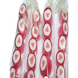 Şekerci Yaşar 100 Adet Pembe Kalp Parmak Lolly