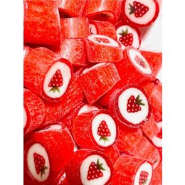 Şekerci Yaşar 1000 gr Çilek Desenli Lolly Akide Şeker
