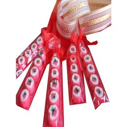 Şekerci Yaşar 12 Adet Çilek Desenli Parmak Lolly
