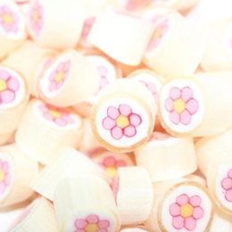 Şekerci Yaşar 250 gr Pembe Çiçek Desenli Lolly Akide Şeker