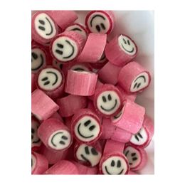 Şekerci Yaşar 250 gr Pembe Gülenyüz Çilek Aromalı Lolly Akide Şeker