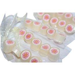 Şekerci Yaşar 50 Adet Pembe Çiçek Parmak Lolly