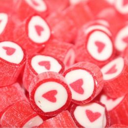 Şekerci Yaşar 500 gr Kırmızı Kalp Lolly Şeker