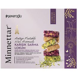 Şekeroğlu 300 gr Minnettar Antep Fıstıklı Nar Aromalı Karışık Lokum