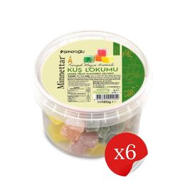 Şekeroğlu 6x180 gr Minnettar Kuş Lokumu