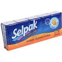 Selpak 10'lu 10 Paket Losyonlu Mendil