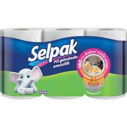 Selpak 2x6'lı Yağ Emici Kağıt Havlu