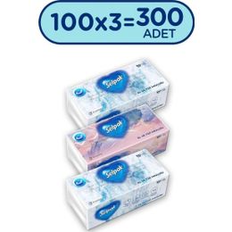 Selpak 3'lü 300 Yaprak El ve Yüz Havlusu