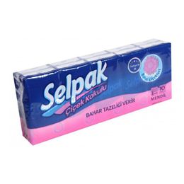 Selpak Çiçek Kokulu 4x10'lu Kağıt Mendil