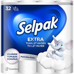 Selpak Pamuksu Doku 32'li Extra Tuvalet Kağıdı