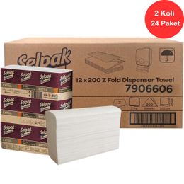 Selpak Professional Extra Z Katlama 21,5x24 cm 2 Koli Kağıt Havlu