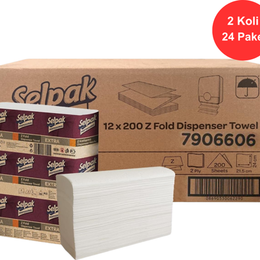 Selpak Professional Extra Z Katlama 21,5x24 cm 2 Koli Kağıt Havlu