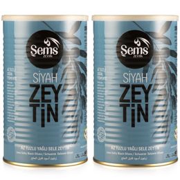 Şems 2x900 gr 261-290 Kalibre Siyah Zeytin