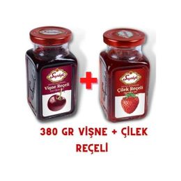 Seyidoğlu 380 gr Vişne Reçeli + 380 gr Çilek Reçeli