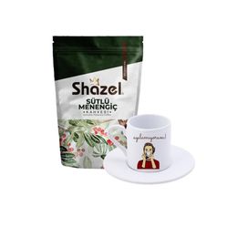 Shazel 200 gr Türk Kahvesi + Ayılamıyorum Türk Kahvesi Fincanı