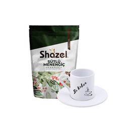 Shazel 200 gr Türk Kahvesi + Bi Kahve Yazılı Türk Kahvesi Fincanı