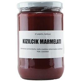 Silifke Sepeti 720  gr Ev Yapımı Kızılcık Marmelatı