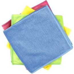 Silver Home 4'lü 40x40 cm Universal Parlak Doku Mikrofiber Temizlik Bezi