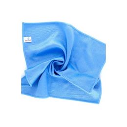 Silver Home 50x70 cm Mavi Mikrofiber Baklava Desen Cam Temizlik Bezi
