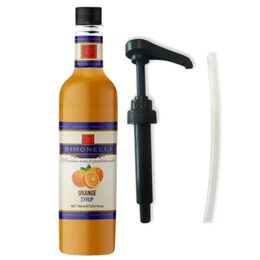 Simonelli 70 cl Portakal Aromalı Kahve Şurubu + Kahve Pompası