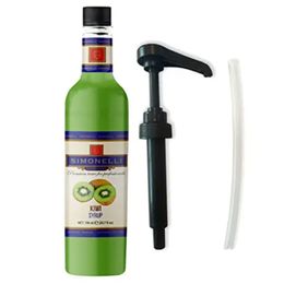 Simonelli 70 ml Kivi Aromalı Kahve Şurubu + Pompa