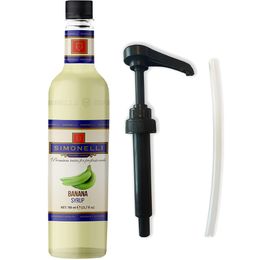 Simonelli 70 ml Muz Aromalı Kahve Şurubu + Pompa