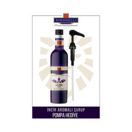 Simonelli 700 ml Lavanta Aromalı Kahve ve Kokteyl Şurubu + Pompa