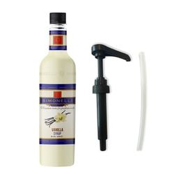Simonelli Vanilya Aromalı 70 cl Kahve ve Kokteyl Şurubu  + Pompa