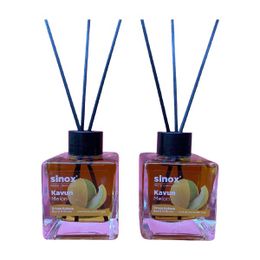 Sinox 2'li 120 ml Bambu Çubuklu Kavun Oda Ofis Banyo Kokusu