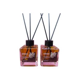 Sinox 2x120 ml Bambu Çubuklu Vanilya Oda Ofis Banyo Kokusu