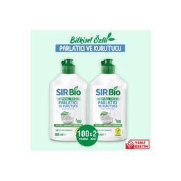 Sır 2x500 ml Bio Bitkisel Özlü Bulaşık Makinesi Parlatıcı & Kurutucu