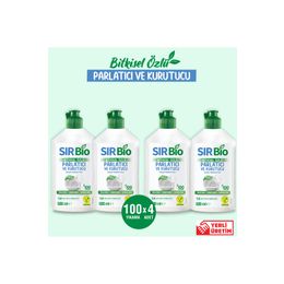 Sır 4x500 ml Bio Bitkisel Özlü Bulaşık Makinesi Parlatıcı & Kurutucu