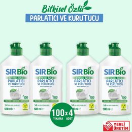 Sır 4x500 ml Bio Bitkisel Özlü Bulaşık Makinesi Parlatıcı & Kurutucu