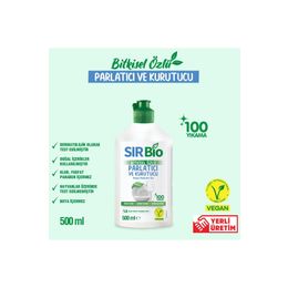 Sır 500 ml Bio Bitkisel Özlü Bulaşık Makinesi Parlatıcı & Kurutucu