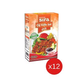 Sıra 12x500 gr Etsiz Çiğ Köfte Seti