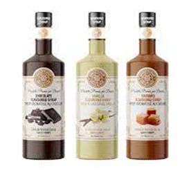 Sirius 3x700 ml Premium Çikolata Karamel Vanilya Aromalı Şurup