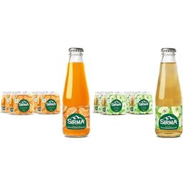 Sırma 200 ml C Vitaminli Mandalina + 200 ml Elma Aromalı Maden Suyu