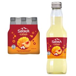 Sırma 250 ml Karma Mango ve Mürver Çiçeği Aromalı Şeftalili Doğal Maden Suyu