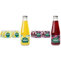 Sırma 250 ml Karma Mango ve Mürver Çiçeği Aromalı Şeftalili Doğal Maden Suyu