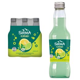 Sırma 250 ml Karma Portakal Çiçeği ve Misket Limonu Aromalı Limonlu Doğal Maden Suyu