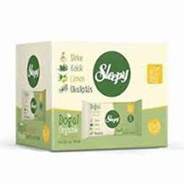 Sleepy 10x15'li Doğal Organik Pamuklu Cep Mendilli