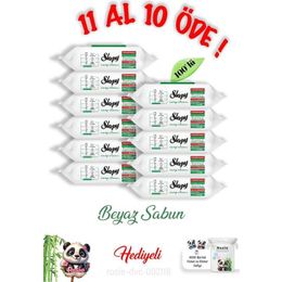 Sleepy 11x100'lü Easy Clean Beyaz Sabun Katkılı Yüzey Temizlik Havlusu