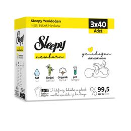 Sleepy 12x40 Yaprak Bio Natural Islak Havlu
