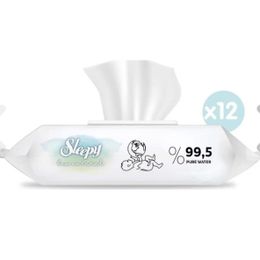 Sleepy 12x40 Yaprak Bio Natural Islak Havlu