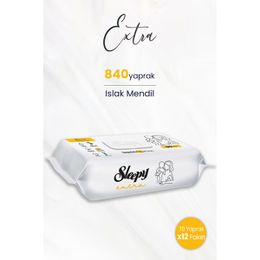 Sleepy 12x70'li Extra Islak Bebek Havlusu