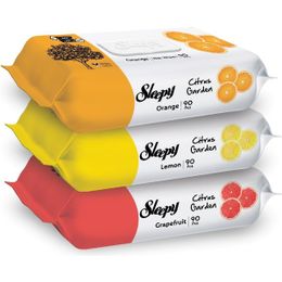 Sleepy 12x90'lı Citrus Garden Islak Bebek Havlusu