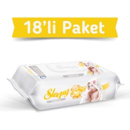 Sleepy 18x90 Yaprak Sensitive Islak Havlu Mendil